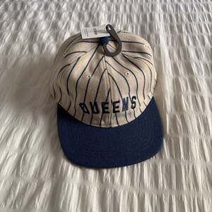 Queens Embroidered Stripe Dad Hat